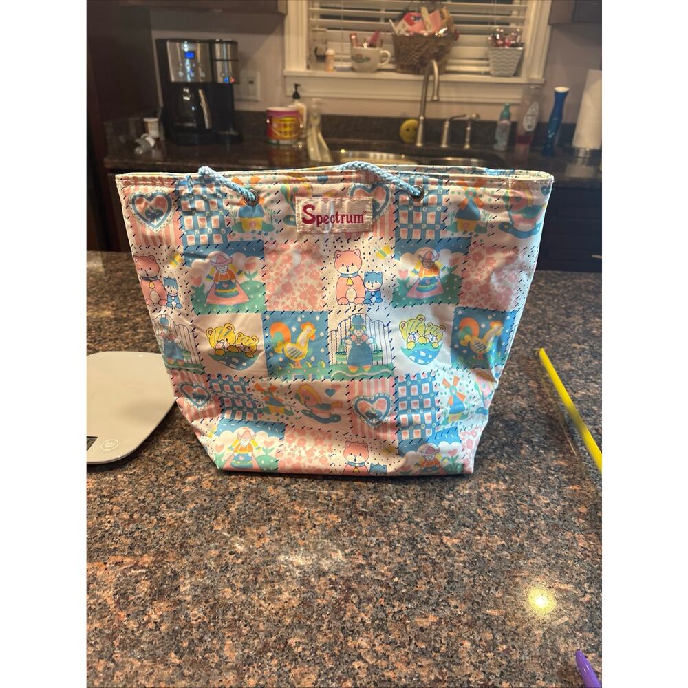 Vintage 1980's-1990's Spectrum Diaper Bag Tote